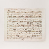 Chopin Classic Music Score Puzzle (Horizontal)