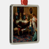 Chopin, der das Klavier spielt Ornament Aus Metall (Rechts)