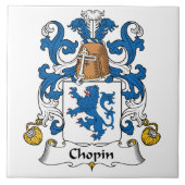 Chopin-Familienwappen Fliese (Vorderseite)
