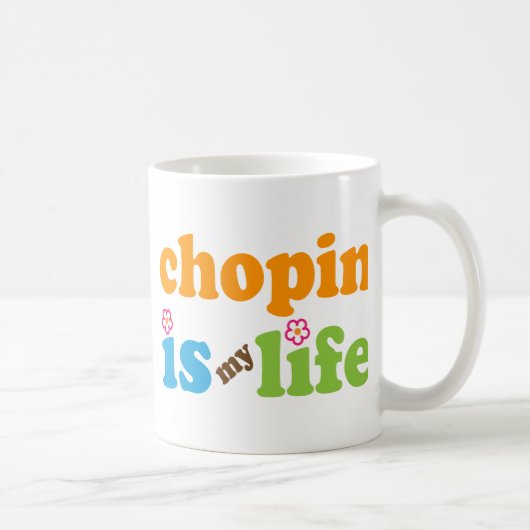 Chopin-Geschenk-Mädchen Kaffeetasse (Rechts)