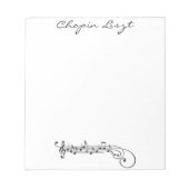Chopin Liszt Notizblock (Vorderseite)