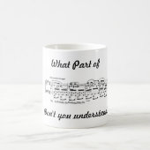 Chopin-Musik-Tasse Kaffeetasse (Mittel)