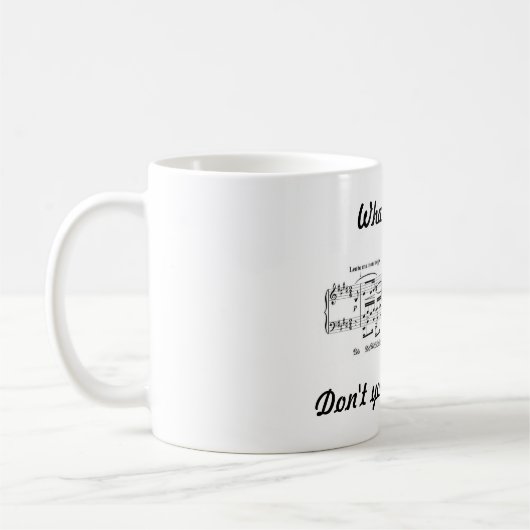 Chopin-Musik-Tasse Kaffeetasse (Links)