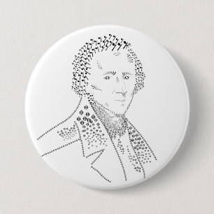 Chopin, Musiknote, Musiksymbole Button