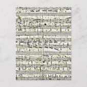 Chopin: Polonaise Postkarte (Vorderseite)