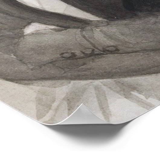 Chopin Portrait Poster (Ecke)