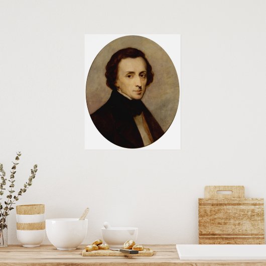 Chopin Portrait Poster (Küche)