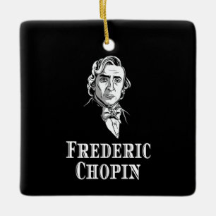 Chopin-Porträt Klassische Musik Keramikornament