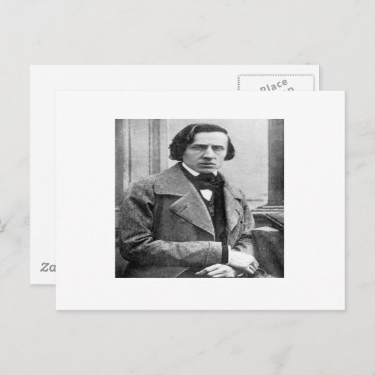 Chopin Postkarte (Vorne/Hinten)