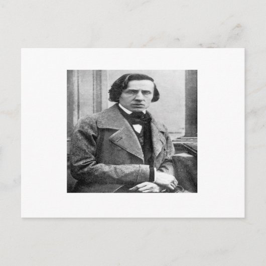 Chopin Postkarte (Vorderseite)