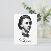 Chopin Postkarte (Stehend Vorderseite)