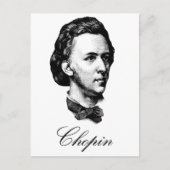 Chopin Postkarte (Vorderseite)