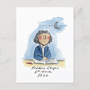 Chopin Postkarte