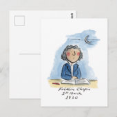 Chopin Postkarte (Vorne/Hinten)