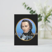 Chopin Postkarte (Stehend Vorderseite)