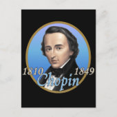 Chopin Postkarte (Vorderseite)