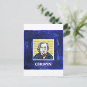 Chopin Postkarte (Stehend Vorderseite)
