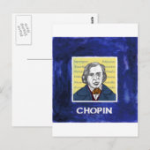 Chopin Postkarte (Vorne/Hinten)