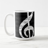 Chopin Romantic Nocturne Treble Clef. 9, Nr. 1 Kaffeetasse (Links)