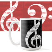 Chopin Romantic Nocturne Treble Clef. 9, Nr. 1 Kaffeetasse
