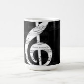 Chopin Romantic Nocturne Treble Clef. 9, Nr. 1 Kaffeetasse (Mittel)