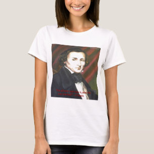 Chopin Wie man Kostenerstattungen Karten und T-Shi T-Shirt