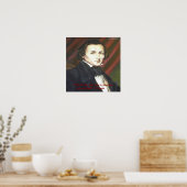 Chopin wie man Zitatposter spielt Poster (Küche)
