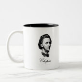 Chopin Zweifarbige Tasse (Links)