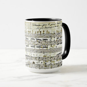 Chopins "Polonaise"-Musikdesign Tasse