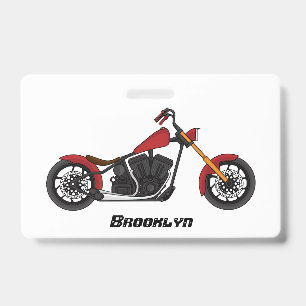 Chopper-Art Motorrad-Abbildung Ausweis