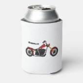 Chopper-Art Motorrad-Abbildung Dosenkühler (Kanne Rückseite)