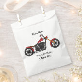 Chopper-Art Motorrad-Abbildung Geschenktütchen (Ausgeschnitten)