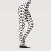 Chopper-Art Motorrad-Abbildung Leggings (Rechts)