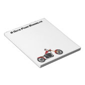 Chopper-Art Motorrad-Abbildung Notizblock (angewinkelt)