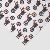 Chopper-Art Motorrad-Abbildung Seidenpapier (Ausschnitt)