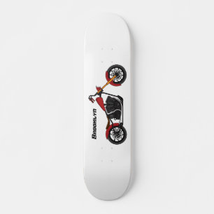 Chopper-Art Motorrad-Abbildung Skateboard