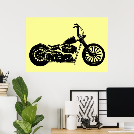 Chopper Bike Poster (Heimbüro)