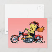 Chopper Chick-notx Postkarte (Vorne/Hinten)
