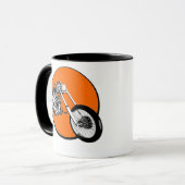 Chopper Custombike Tasse (Vorderseite Links)