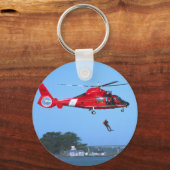 Chopper der Küstenwache Schlüsselkette Schlüsselanhänger (Vorderseite)