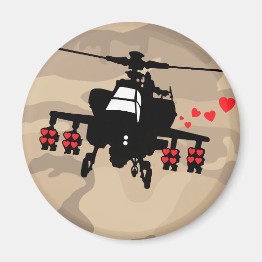 Chopper der Liebe-Maschine Magnet (Vorne)