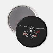 Chopper der Liebe-Maschine Magnet (Vorderseite/Rückseite)