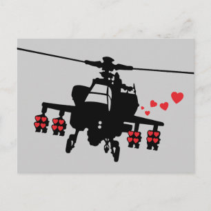 Chopper der Liebe-Maschine Postkarte