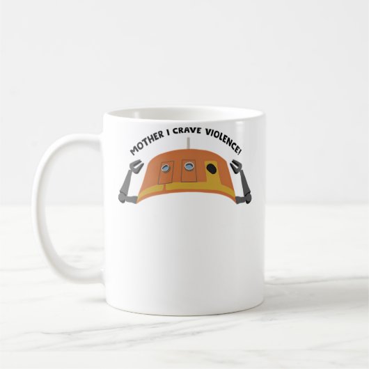 Chopper dürstet nach Gewalt Kaffeetasse (Links)