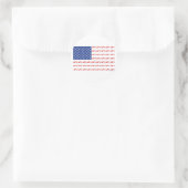 CHOPPER-FLAG-[konvertiert] Runder Aufkleber (Tasche)