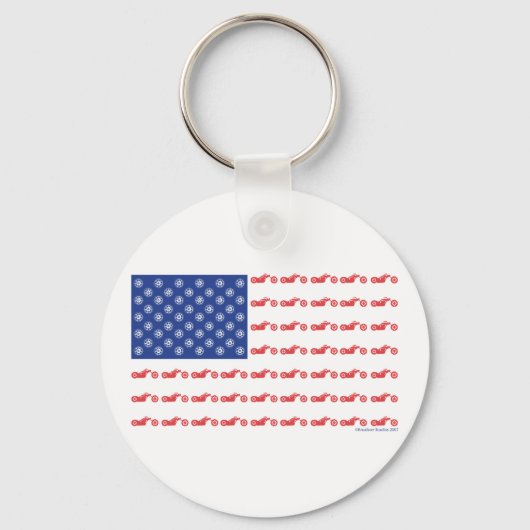 CHOPPER-FLAG-[konvertiert] Schlüsselanhänger (Vorderseite)