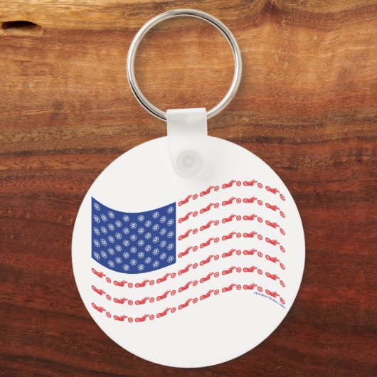 Chopper-Flag Schlüsselanhänger (Vorderseite)