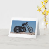 Chopper-Geburtstags-Karte Karte (Gelbe Blume)