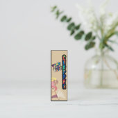 Chopper Lesezeichen für zwei Personen Mini Visitenkarte (Stehend Vorderseite)