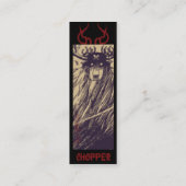 Chopper Lesezeichen für zwei Personen Mini Visitenkarte (Rückseite)